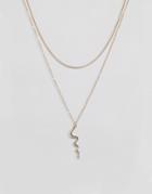 Designb Snake Chain Layered Necklace - Gold