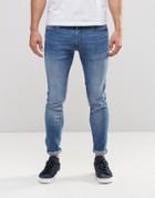 Jack & Jones Super Stretch Skinny Fit Jeans - Light Blue