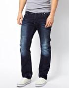 G Star Jeans Attacc Low Straight Fit Medium Aged - Medium Aged