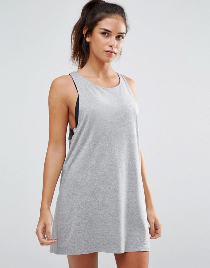 Baziic Tank Dress - Gray