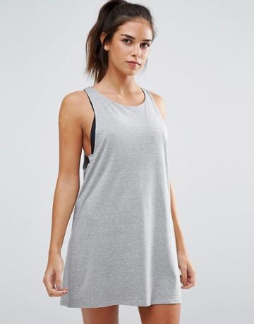 Baziic Tank Dress - Gray