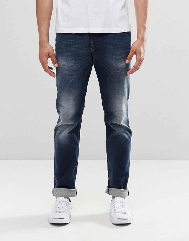 Diesel Buster Straight Jeans 853r Dark Blasted - Dark Blasted