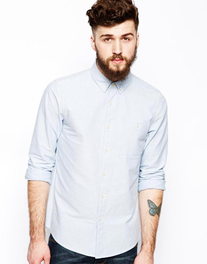 Asos Oxford Shirt With Long Sleeves