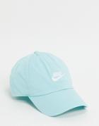 Nike H86 Futura Washed Cap In Aqua-blues