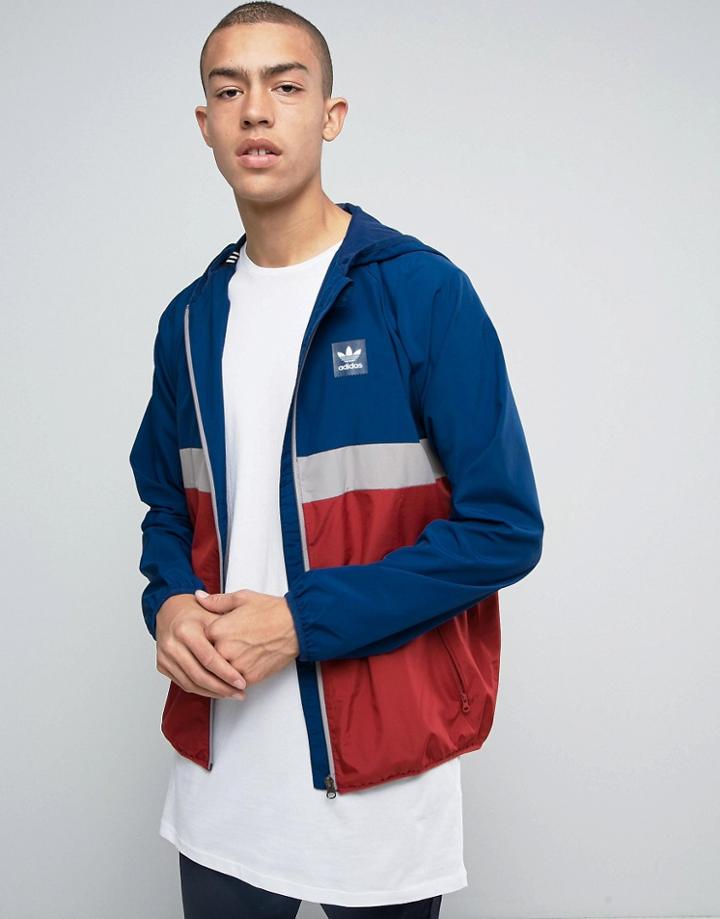 Adidas Skateboarding Wind Jacket Bp6965 - Blue