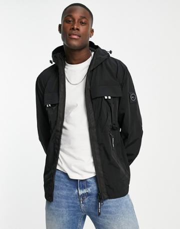 Marshall Artist Molecular Hooded Jacket In Black