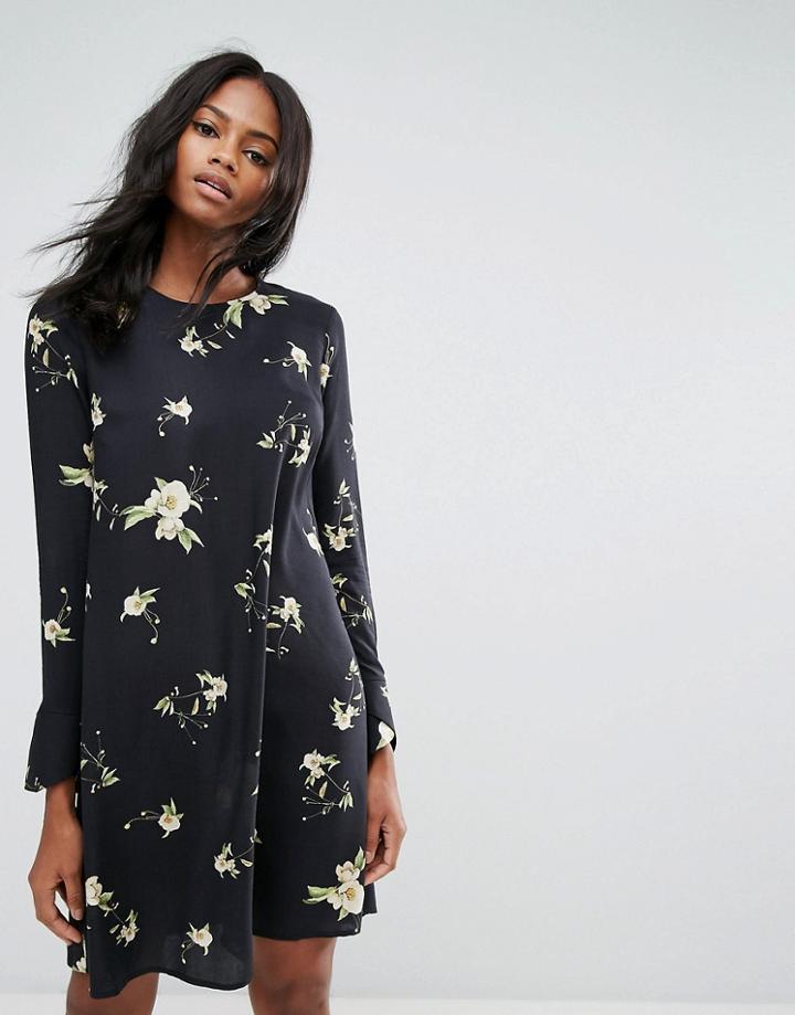 Y.a.s Anemone L/s Dress - Black