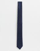 French Connection Dotted Tie-navy