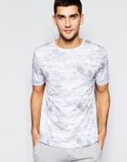 Asos Loungewear Skater T-shirt With Cloud Print - White