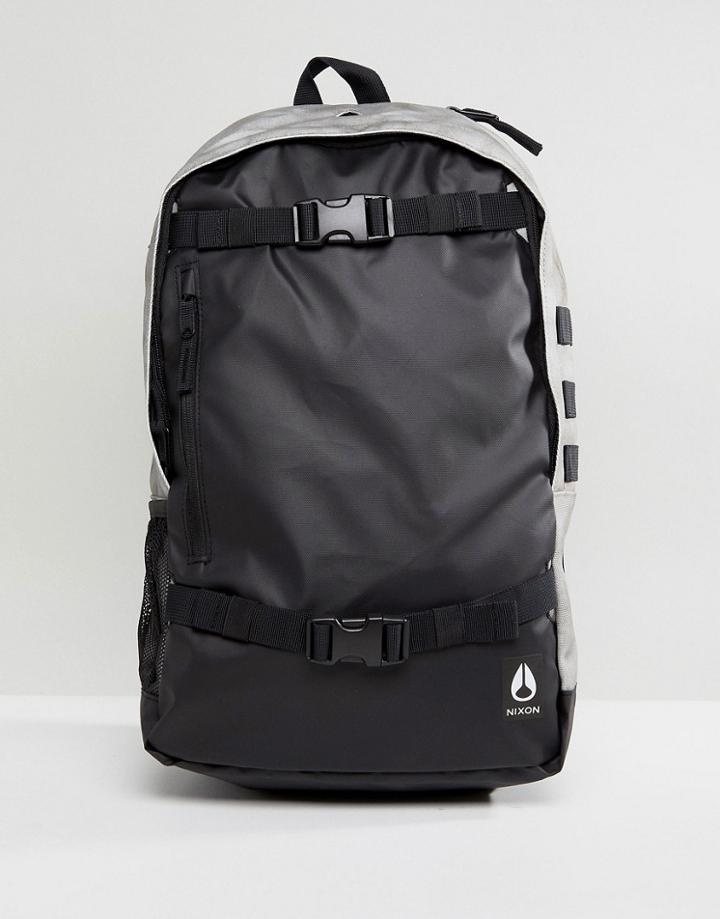 Nixon Smith Iii Backpack With Skate Straps - Black
