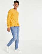 Selected Homme Crew Neck Sweater-yellow