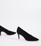 Dune Amorell Suede Pointed Heels - Black