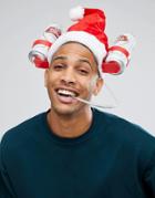 Thumbs Up Holidays Drinking Hat - Multi