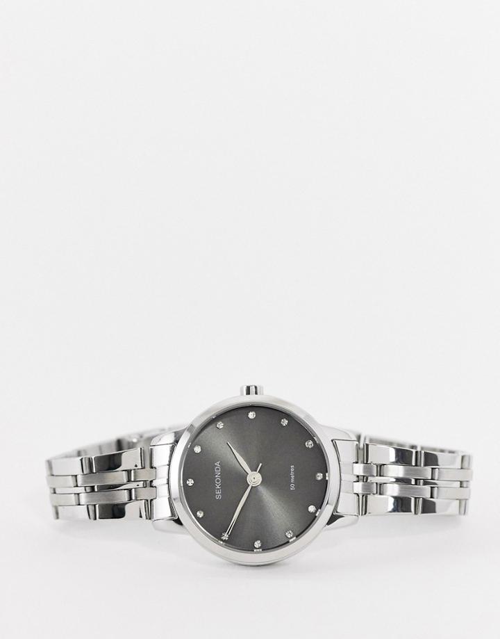 Sekonda Womens Bracelet Watch In Silver With Gray Dial