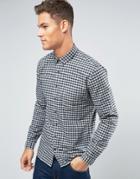 Lindbergh Shirt Slim Fit With Gingham Check In Gray - Gray
