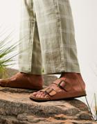 Asos Design Sandals In Tan-brown