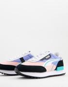Puma Future Rider Sneakers In Lilac And Pink-purple