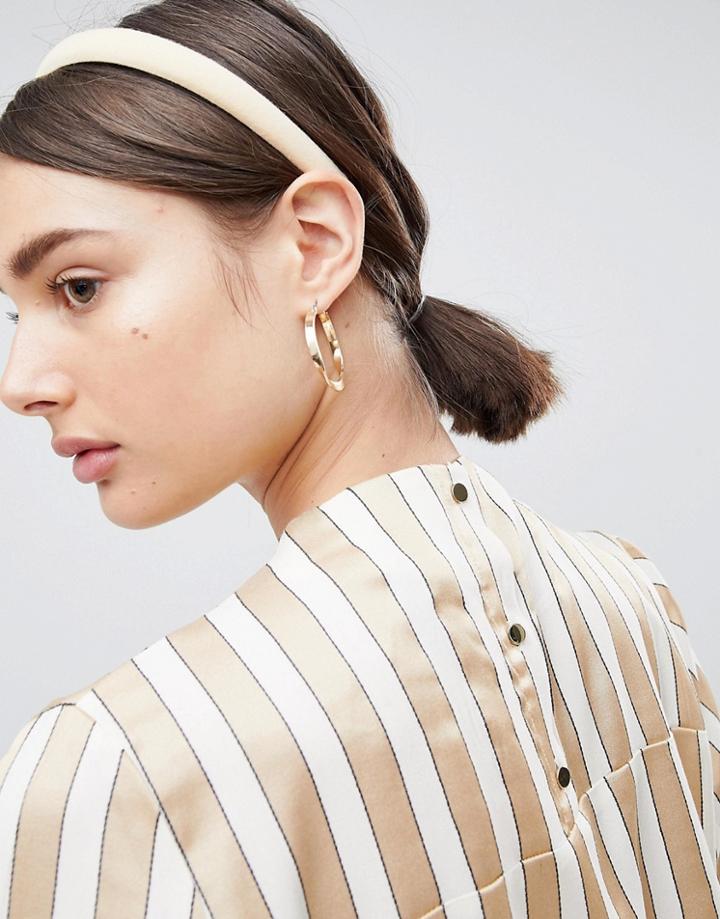 Asos Design Jersey Alice Band Headband - Brown