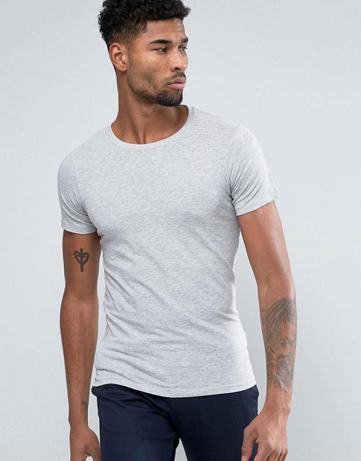 Lindbergh T-shirt In Gray - White