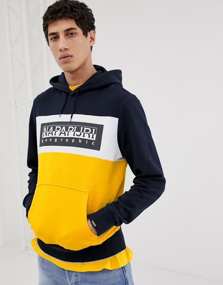 Napapijri Tribe Bek Hoodie In Multi - Multi