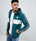 Good For Nothing Windbreaker In Green With Side Stripe Exclusive To Asos - Green