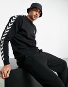 Hummel Classic Chevron Sweatshirt In Black