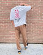 Asos Design Oversized Heavyweight T-shirt With Good Boy Ramen Print In White
