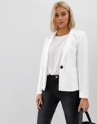 Jdy Jersey Tailored Blazer - White