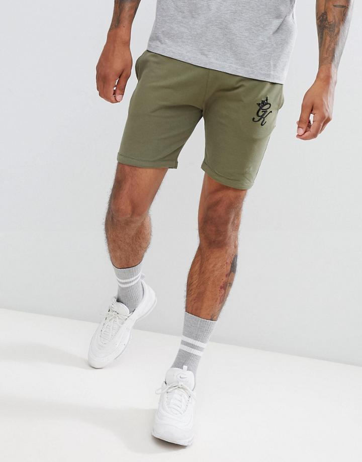 Gym King Drawstring Shorts In Olive - Green
