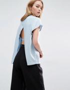 Weekday Pocket Front Top With Open Tie Back Detail - Multi