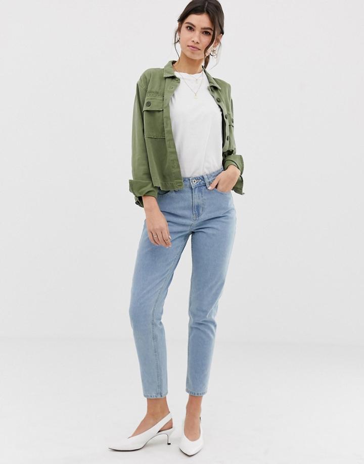 Vero Moda Classic Mom Jeans - Blue