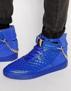 Cayler & Sons Hamachi Hi-top Sneakers - Blue