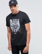 D-struct Snow Leopard T-shirt - Black