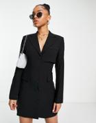 Urban Revivo Tailored Mini Dress In Black