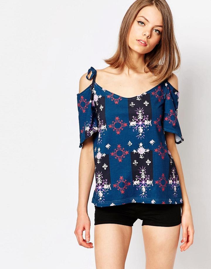 Your Eyes Lie Off Shoulder Top - Back To Nature