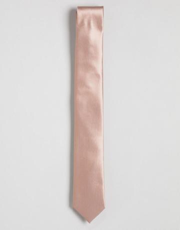 Gianni Feraud Plain Dusty Pink Tie - Pink