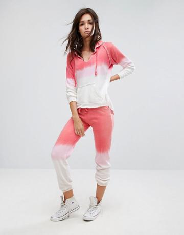 Ocean Drive Tie Dye Jogger - Orange