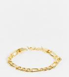 Designb London Chain Bracelet In Gold Plate