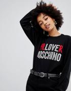 Love Moschino Pull Lover Sweater - Black