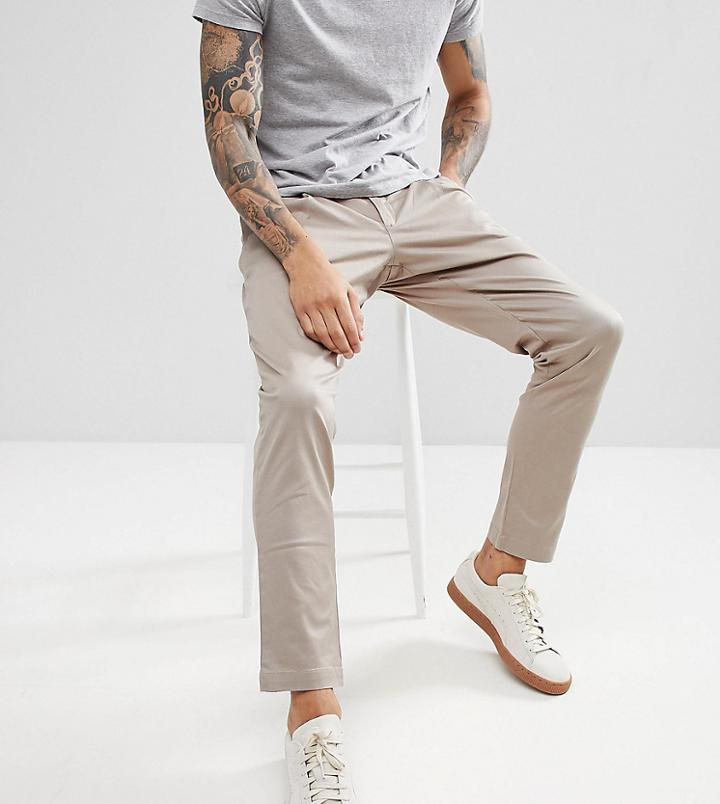 Replay Slim Chinos In Sand - Beige