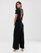 Y.a.s Jaga V-neck Jumpsuit-black
