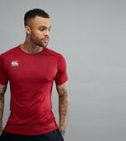 Canterbury Vapordri T-shirt In Burgundy Exclusive To Asos - Red
