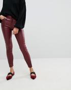 Stradivarius Coated Jeans - Red