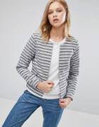 Only Striped Short Jacket - Multi