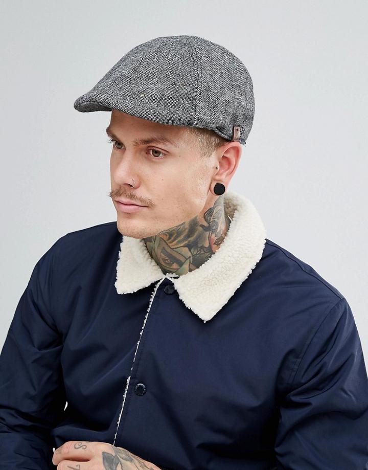 Barts Martinique Flat Cap - Black