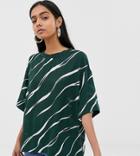 Weekday Dania Woven Top In Smooth Print-multi