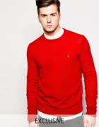 Farah Sweater In Lambswool Exclusive - Red Chilli
