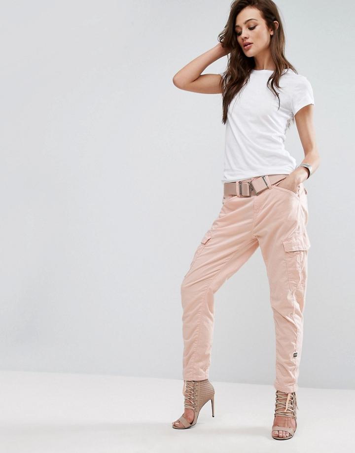 G-star Be Raw Utility Cargo Pant - Pink