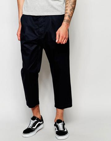 Izzue Cropped Pant - Navy