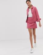 Unique21 Two-piece Mini Skirt-pink